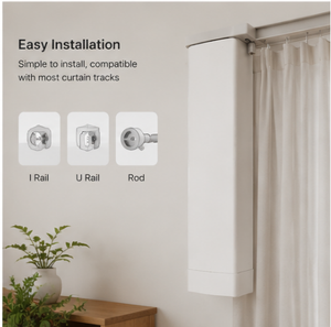 Motor para <span class=keywords><strong>Cortinas</strong></span> Matter WiFi 2N.m con Capacidad <span class=keywords><strong>de</strong></span> Carga <span class=keywords><strong>de</strong></span> 100 kg, Abrepuertas Eléctrico Inteligente AC100-240V, <span class=keywords><strong>de</strong></span> Lujo para Exteriores, Compatible con Apple Home, Alexa y SmartThings - Product Image 5