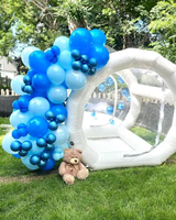 Maison de ballon à bulles de location de fête avec Tunnel maison à bulles gonflable dôme tente de fête à bulles pour enfants anniversaire Surprise