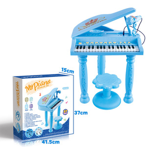 Piano électronique en plastique 25 touches avec microphone, fonctionne sur piles, jouet musical éducatif pour enfants - Product Image 4