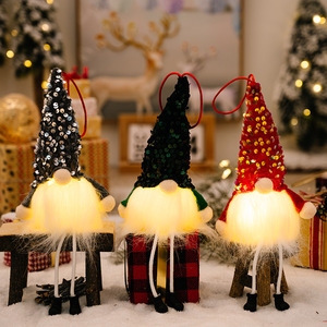Vente en gros de poupées de Noël, elfes, gnomes avec décorations lumineuses LED pour la maison, Noël, Navidad, cadeaux du Nouvel An - Product Image 1