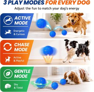 Factory Custom Durable Eco-Friendly Rechargeable Exercise <b>Ball</b> <b>Dog</b> Toy Shell Touch Sensors-Modern Soft Toy New Year Christmas - Product Image 2