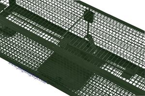 तार रक्षकों चूहा और गिलहरी पिंजरे जाल धातु मानवीय आसान पकड़ - Product Image 6