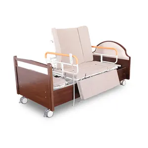 Fabricante de cama de hospital elétrica para UTI de 5 funções, cama médica clínica para enfermagem de pacientes, móveis hospitalares