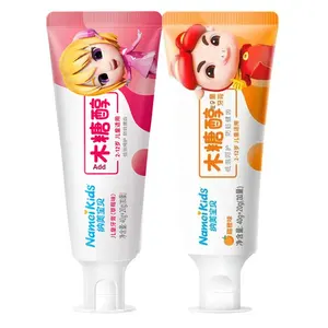 Dentifrice pour enfants Nami Baby Naimaibao Olaflu Probiotiques Xylitol Fluorure Personnage de dessin animé Saveur fruitée Anti-caries - Product Image 3