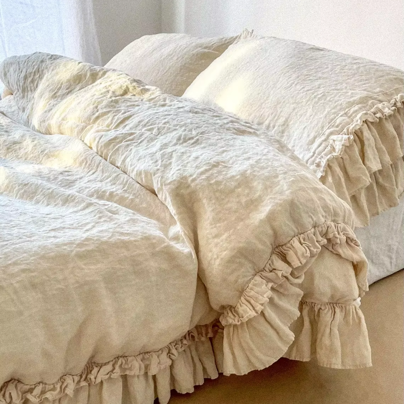 Ruffled Customizable Pattern Size Fitted Sheet