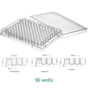 Jaringan laboratorium, piringan budaya tidak dipisah, Pak steril sekali pakai <span class=keywords><strong>ELISA</strong></span> 96 sumur, pelat Multi baik - Product Image 4