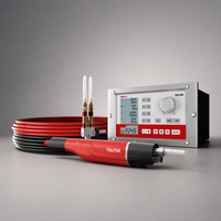 Pistolet de pulvérisation électrostatique à moteur PLC Haztek pour pièces métalliques en aluminium, équipement de peinture pour ligne de revêtement automatique