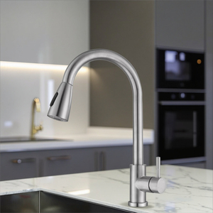 Современный кухонный смеситель с одной ручкой - Product Image 3