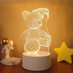 Personalizza Love 3D lampada a forma di cuore in acrilico a LED luce notturna lampada da tavolo decorativa di san valentino amore amore per il <span class=keywords><strong>regalo</strong></span> della <span class=keywords><strong>moglie</strong></span> - Product Image 6