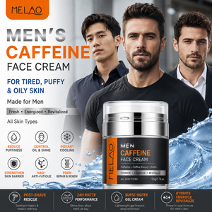 Crème <span class=keywords><strong>Visage</strong></span> à la Caféine en Gros <span class=keywords><strong>pour</strong></span> Hommes – Réduit les Rougeurs Post-Rasage, Hydratation Intense PDRN, Gel Hydratant à Absorption Rapide - Product Image 1