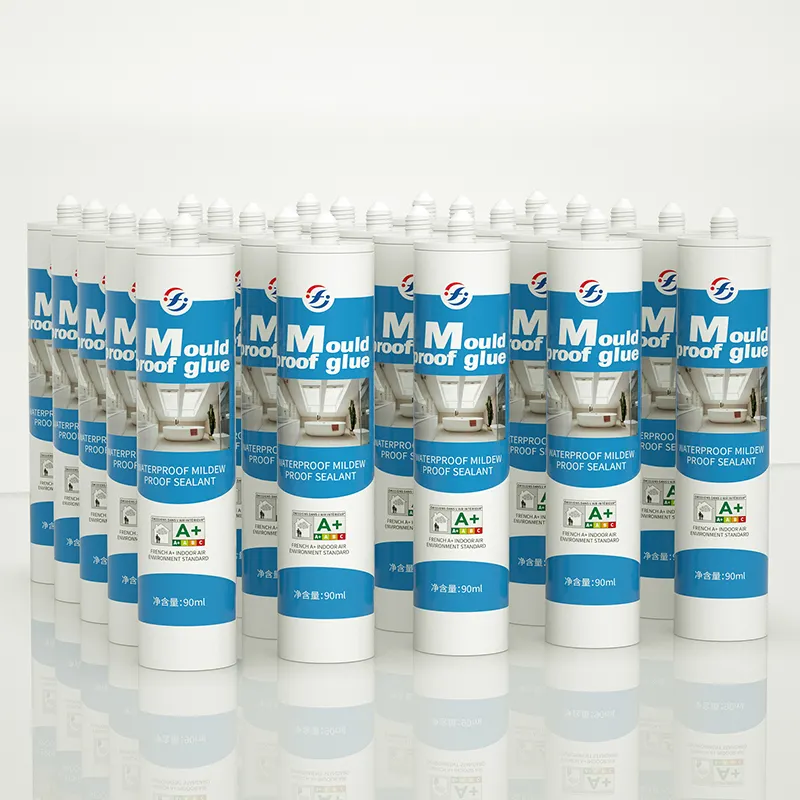 Hoge Kwaliteit Siliconen Kit Waterbestendige Neutrale Witte Siliconenkit Waterdichte Badkamer Siliconen Kit