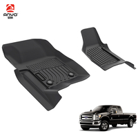 Alfombrillas Impermeables para Camioneta, Alfombrillas para Todo Clima para Ford F-350 Super Duty Triton 2004-2010, Alfombras, Reposapiés