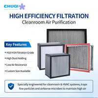 Filtre HEPA H13 H14 avec séparateur en aluminium, remplacement, 99,995 %, prix usine pour hotte à flux d'air laminaire