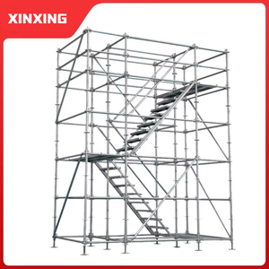 Các nhà sản xuất tiêu chuẩn Châu Âu bán hệ thống giàn giáo khóa vòng mạ kẽm cho các tòa nhà để tăng cường độ bền. - Product Image 2