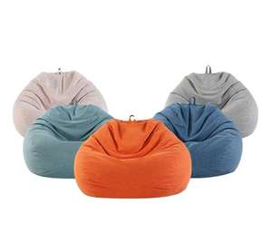 WSE4007 chaise de loisirs moderne meubles oxford tissu coussin doucement chambre coussin paresseux pouf canapé - Product Image 4