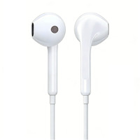 JEB039 Écouteurs filaires intra-auriculaires blancs de 1,2 m avec interface de type C compatibles