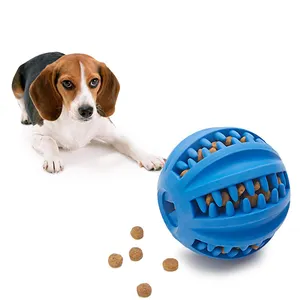 Großhandel Interactive Dog Rubber Pet Reinigungs bälle Spielzeug für mittlere und große Hunde