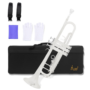 SLADE, instrumento <span class=keywords><strong>de</strong></span> <span class=keywords><strong>banda</strong></span> <span class=keywords><strong>de</strong></span> latón <span class=keywords><strong>de</strong></span> tamaño pequeño, instrumento Musical occidental <span class=keywords><strong>de</strong></span> tres tonos Chapado en plata <span class=keywords><strong>de</strong></span> tonos para estudiantes principiantes - Product Image 1