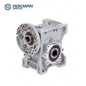 Caja de engranajes helicoidales Aokman sin mantenimiento para RV, relación 30:1, alto par, montaje por pie o brida, larga vida útil para maquinaria de embalaje - Product Image 1