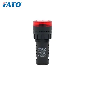 Fato AD22-22SM Bzzer लाइट वैकल्पिक रंग 22 मिमी व्यास ac/dc सूचक बजर प्रकाश घर और कारखाने का उपयोग