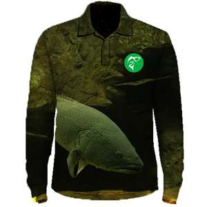 Nueva llegada 100% camisas de capullo de poliéster ropa de fitness y pesca personalizada con tela transpirable UPF 50 + de talla grande - Product Image 5