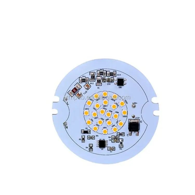 OEMアルミニウム基材PCBカスタムLED PCB LEDスマートリングライト回路基板