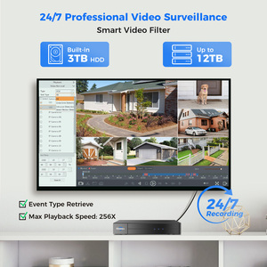 Caméra IP de sécurité dôme Hiseeu AI 12MP POE 8MP 4K avec détection humaine, vision nocturne couleur, étanche IP67, CMOS, haut-parleur intégré YHC88 - Product Image 5