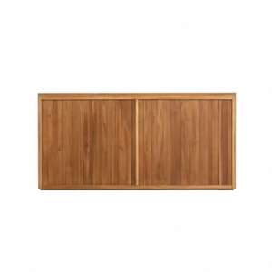 Moderno y Minimalista Soporte de TV de Madera de Teca Africana para Ahorrar Espacio en la Sala de Estar, Consola Multimedia para Uso en el Hogar y Hoteles - Product Image 4