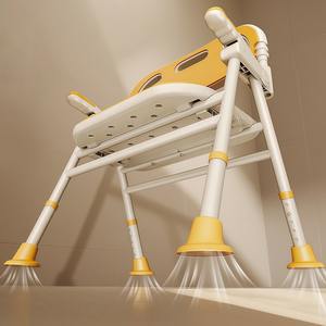 Equipo de rehabilitación de muebles médicos Silla de inodoro con respaldo negro para adultos - Product Image 4