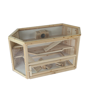 <span class=keywords><strong>Cage</strong></span> déco en bois transparente à <span class=keywords><strong>2</strong></span> niveaux à prix compétitif de haute qualité <span class=keywords><strong>pour</strong></span> cages à <span class=keywords><strong>hamster</strong></span> - Product Image 2