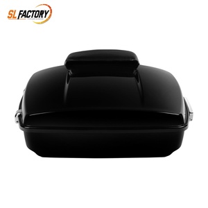 Nueva Bolsa Trasera para Motocicleta, Color Negro Brillante, Tamaño <span class=keywords><strong>Chopper</strong></span> de 10.7 Pulgadas, con <span class=keywords><strong>Respaldo</strong></span>, Compatible con Harley Touring Road Street Glide 2014-2023 - Product Image 5