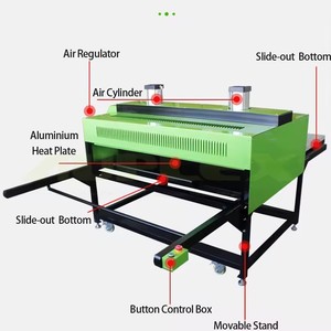 <span class=keywords><strong>39</strong></span> by 47 inch khí nén trượt đôi trạm Máy ép nhiệt hoàn toàn tự động định dạng lớn thăng hoa 100x120cm máy in - Product Image 4