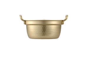 Japanese Rust Resistance Warm Champagne-Gold Finish Healthy <b>Large</b> Soup <b>Pot</b> For Everyday Use - Product Image 5