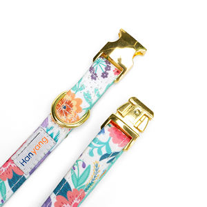 Hanyang OEM <span class=keywords><strong>Custom</strong></span> Großhandel Haustier Hunde halsband Leine Set <span class=keywords><strong>Sublimation</strong></span> muster Hunde halsband für Außen aktivitäten - Product Image 5