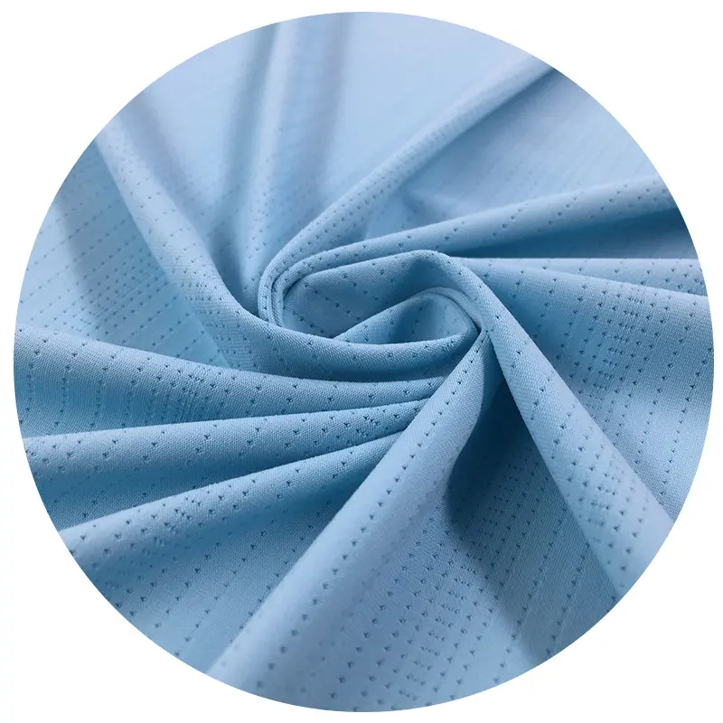 Pinhole Jacquard Gestricktes 4-Wege-Stretchgewebe Mesh Nylon Spandex Plain Fabric Net Fabric