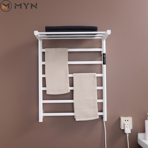 Gran oferta, accesorios de baño blancos <span class=keywords><strong>mate</strong></span>, <span class=keywords><strong>toallero</strong></span> secador, <span class=keywords><strong>toallero</strong></span> eléctrico plegable montado en la pared, <span class=keywords><strong>toallero</strong></span> calentado - Product Image 1