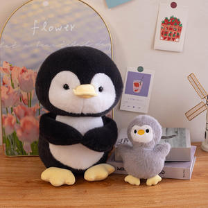 Kiss Baby Cute Pet Japanese & Korean Doll Super Soft Pink Penguin Pig Elephant Peluche de juguete Forro de malla Artículo DE REGALO PARA NIÑOS - Product Image 3