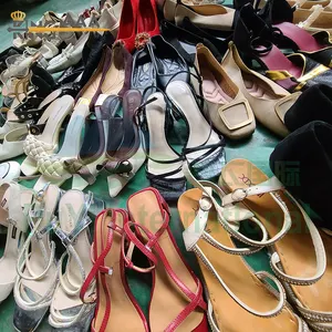 Zeppe piatte da donna di alta qualità scarpe usate da donna scarpe di seconda mano originali usate usa sepatu bekas scarpe di marca originali stock