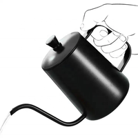 350ml 600ml col de cygne verser sur la bouilloire à café Barista Standard théière à café en acier inoxydable
