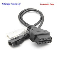 Connecteur 2 broches et câble adaptateur 2+2 broches pour outil de diagnostic automobile Audi avec outils de diagnostic Au*di Fitment-Scan