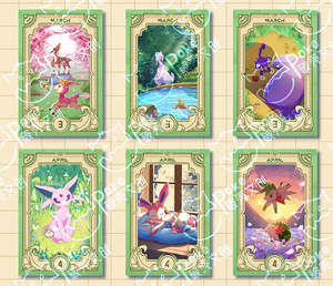 ANHAO <span class=keywords><strong>Carte</strong></span> da Collezione Poke Moned, Formato A5, Carta Colorata Anime Giapponese Pokemoned, <span class=keywords><strong>Carte</strong></span> da Gioco Collezionabili per Regali per Bambini - Product Image 3