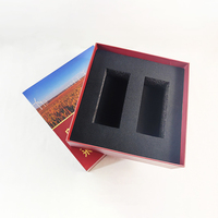 Emballage en boîte en carton personnalisé OEM avec pelliculage brillant/mat et doublure en mousse, conception structurelle pour l'exportation mondiale