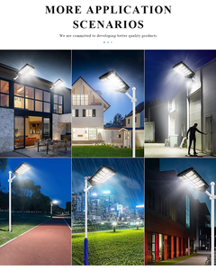 Lampe <span class=keywords><strong>solaire</strong></span> de rue intégrée ZY CE ABS 200w 300w 500w Ip65 étanche, éclairage <span class=keywords><strong>solaire</strong></span> LED tout-en-un pour extérieur - Product Image 3