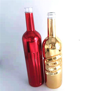 Empreintes digitales personnalisées, couleur or et ruban, avec bouchon en liège, bouteille en verre <span class=keywords><strong>London</strong></span> Dry <span class=keywords><strong>Gin</strong></span>, bouteille de vin de 500ml, 750ml - Product Image 3