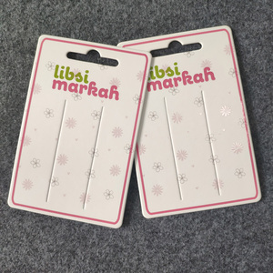 Chất lượng cao <span class=keywords><strong>Clip</strong></span> tóc, đồ trang sức vòng cổ hiển thị thẻ giấy, tái chế thẻ cho tóc ban nhạc tùy chỉnh màn hình in ấn thẻ kinh doanh - Product Image 1