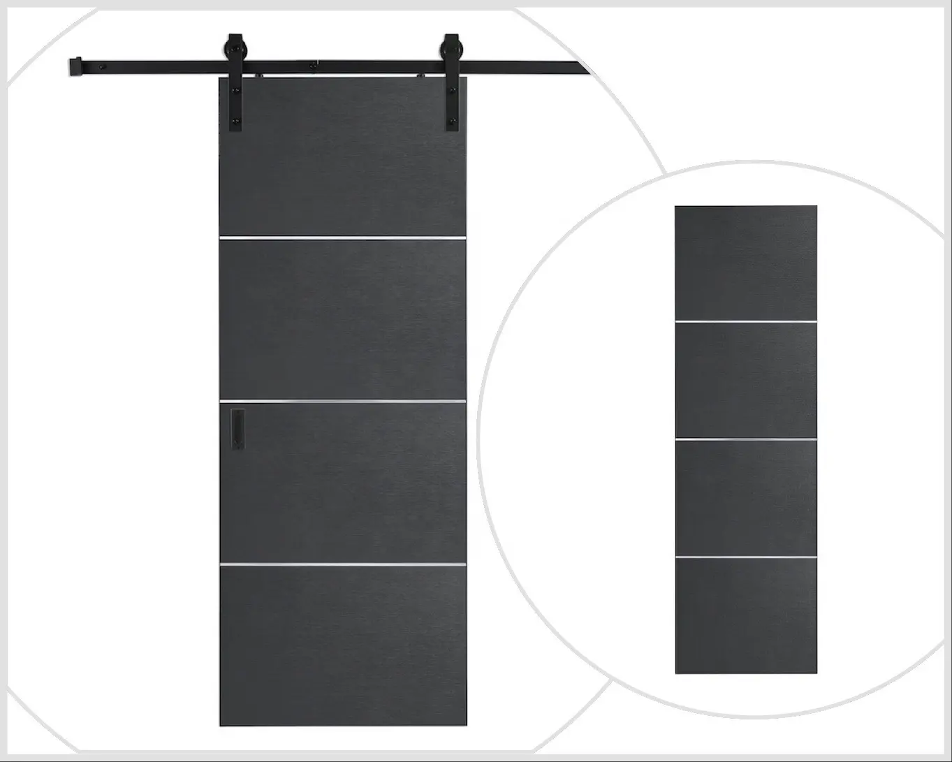 Termurah Desain Baru Desain Interior Lapisan PVC MDF Kustom Amerika Desain Pintu Kayu Dalam Ruangan untuk Ruangan