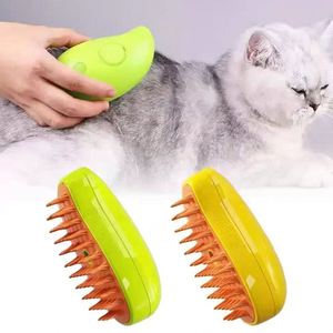 Cepillo de vapor caliente para mascotas, cepillo de silicona para limpieza y masaje, peine mágico para gatos - Product Image 3