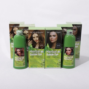 Champú Tinte Herbal Burbujeante para Cabello Castaño y Negro, Cambia el Cabello Gris/Blanco a Negro Natural, Crema en Botella Verde - Product Image 5