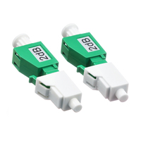 Atténuateur de fibre optique LC/UPC mâle-femelle, 2dB 3dB 5dB 7dB 10dB 15dB, atténuateur optique LC monomode fixe pour mise en place