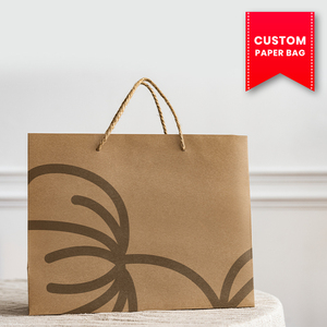 Bolsas de Papel Kraft Personalizadas con Asas Retorcidas, Impresión Offset, Reciclables, Estilo Clásico, para Compras y Empresas - Product Image 4